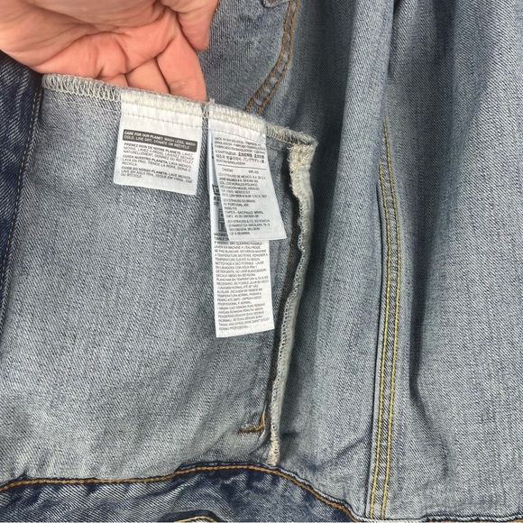 Levi’s Trucker Denim Jean Jacket Men’s Size XL Style # 723340139 - Picture 7 of 12